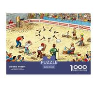 Concorso Taglio Legno Paese Basco Puzzle in Legno Impermeabile Puzzles Da 1000 Pezzi Per Adulti Colorati Giochi Educativi