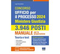 Concorso Ufficio per il processo 2024. 3.946 posti. Ministero Giustizia. M...