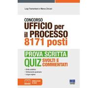 Concorso Ufficio per il processo 8171 posti. Prova scritta. Con software di simulazione