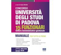 Libri Concorso Universita Degli Studi Di Padova 15 Funzionari. Settore Amministr