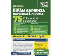 Concorso Università La Sapienza Università di Roma Ripam per 75 Collaboratori e funzionari, Manuale unico per tutti i profili completo di teoria e test. Con espansione online