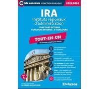 Concours des IRA Thèmes d’actualité des politiques publiques d’Etat: Concours externe, Concours interne, 3e concours
