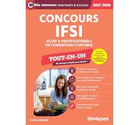 Concours IFSI pour les professionnels en formation continue (AS-AP inclus): Edition 2027-2028