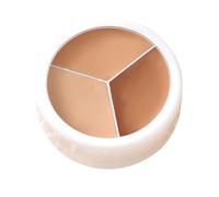 CONCREATER PALETTE - Crema Di Correzione Del Colore | Kit Di Trucco Per Evidenziatore A 3 Colori | Base Viso Di Lunga Durata Per Copertura Impeccabile | Strumento Cosmetico Di Bellezza Per
