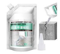 Concrete Crack Repair, 500ml Concrete Bonding Agent, Quick-Drying Wear-Resistant Sealing Glue, Ideal for Exterior Wall, Stone, Floor, Wood and Brick Cracks, 500ml Gray