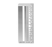 Concrete Crack Ruler, Accurate Gap Ruler, Stainless Steel