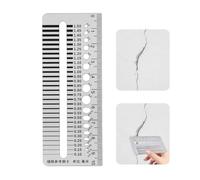 Concrete Crack Width Gauge | Accurate Stainless Steel Gap Ruler