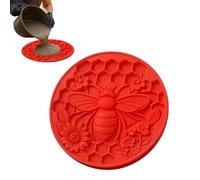 Concrete Mold Stepping Stone - Round DIY Path Paver Cement Mould Reusable
