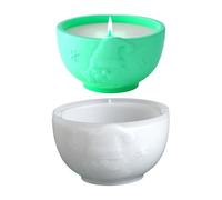 Concrete Planter Molds | 10,03 x 6,02 cm Santa Print Container Mould | Convenient Crafting Resin Bowl Molds Silicone | Flessibile per Storage Box Jewelry Dish Planter Crafts Flower Pots Making