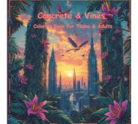 Concrete & Vines: An Urban Jungle Coloring Book for Teens & Adults