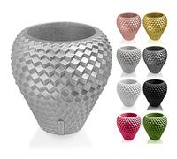 CONCRETTE - Vaso per fiori in cemento, Ø 10 cm, 17 colori