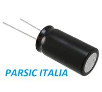 CONDENSATORE 10uF 50V ELETTROLITICO, RADIALE 105° 6x6mm 50V 10MF ( =250 PEZZI)