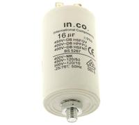 Condensatore 16µf, 400v, 481912118284 per Lavatrice