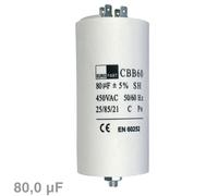 Condensatore 80,00µf 450V Universale Con Supporto A Vite CBB60