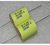 Condensatore a film a divisione di frequenza con pin in rame spesso 250V 10uF 106k 250VDC 10.0mfd 1 pz Elementi di accumulo di energia