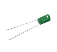 Condensatore a film in Mylar da 10 pezzi 100V 2A471J 470pF 0.47nF 2A471 Condensatore a film in poliestere al 5% Componente
