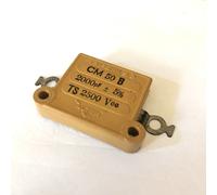 Condensatore a mica 2000 Pf 5% 2500 V Lavoro 5000 V di Prova per trasmissione