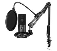 Condensatore a Microfono studio kit USB Microfono Computer con Braccio per
