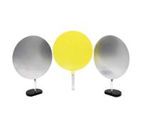 Condensatore a piastra parallela portatile con disco in alluminio per l'educazione fisica Circuiti elettronici Efficiente accumulo di energia Fisica Strumento di insegnamento Condensatore