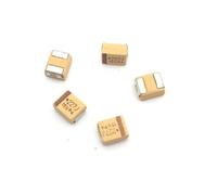 Condensatore al tantalio SMD a chip 227J 6,3V 220UF 6V Tipo B 3528/1210 Giallo Capacità polare della bile diy