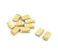 Condensatore al tantalio SMD chip SMD 16V 100uF 6032 tipo C 6mmx3.2mmx2.6mm 10 PZ(16V 100uF 6032 tipo C AVX-Chip-SMD-Tantalkondensator 6 mm x 3,2 mm x 2,6 mm 10 PZ Componenti Componente