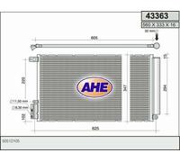 Condensatore ALFA ROMEO MITO 955_ 1.4 (955AXB1B) 58kw 08-13