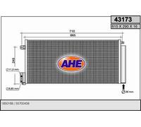 Condensatore ALFA ROMEO MITO 955_ 1.4 TJet 110kw 08-11