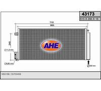 Condensatore ALFA ROMEO MITO 955_ 1.4 Turbo MultiAir 120kw 09-