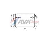 Condensatore aria condizionata AVA COOLING VO5077 VOLVO 850 (854) 2 1991-1996