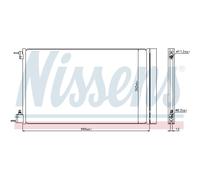 Condensatore Aria Condizionata Con Essicatore Nissens per Opel Insignia A Camper
