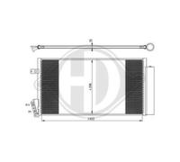 Condensatore Aria Condizionata Con Essicatore per Fiat Doblo Monovolume 263 Opel