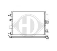 Condensatore Aria Condizionata Con Essicatore per Ford C-Max II Dxa / CB7