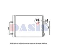 AKS DASIS 092058N Condensatore climatizzatore