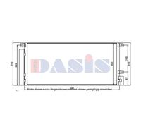 Condensatore Aria Condizionata Con Essicatore per Opel Moka / Mokka X