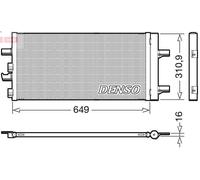 Condensatore aria condizionata DENSO DCN05104 per BMW X1 (F48) 2 2015-2021