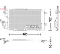 Condensatore aria condizionata DENSO DCN20037 per ASTRA H (A04) 2 2005-2010