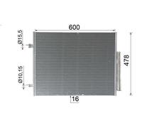 Condensatore aria condizionata MAHLE AC 1131 000P per GIULIA (952_) 2.2 2018-