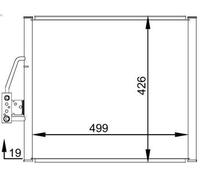 Condensatore aria condizionata MAHLE AC 277 000S BMW 5 (E39) 2 1996-2003