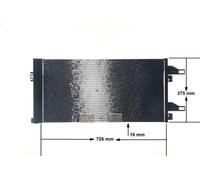 Condensatore aria condizionata MAHLE AC 363 000S BOXER Autobus 2 2015-2019