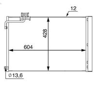 Condensatore aria condizionata MAHLE AC 51 000S SL (R231) 6 2012-2018
