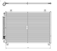 Condensatore aria condizionata NRF 350461 per SUZUKI BALENO (FW, EW) 1 2016-