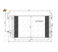 NRF 35474 Condensatore climatizzatore