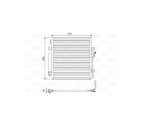 Condensatore Aria Condizionata per Dodge Nitro Jeep Cherokee 68003971AC