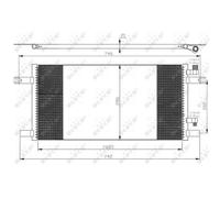 Condensatore Aria Condizionata Radiatore Clima Alluminio Easy
