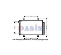 AKS DASIS 322023N Condensatore climatizzatore