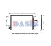 AKS DASIS 482013N Condensatore climatizzatore