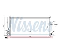 Condensatore Aria Condizionata Radiatore Clima per Nissan Almera, II Hatchback