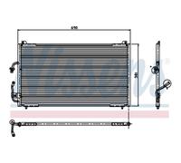Condensatore Aria Condizionata Radiatore Clima per Peugeot 406 8B 8E / F.