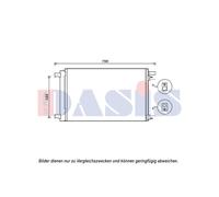 AKS DASIS 162014N Condensatore climatizzatore