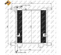 Condensatore Aria Condizionata Raffreddatore Alluminio Easy